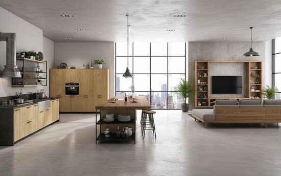 Многофункциональная кухня Современный дизайн 2026