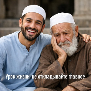 Урок жизни не откладывайте главное